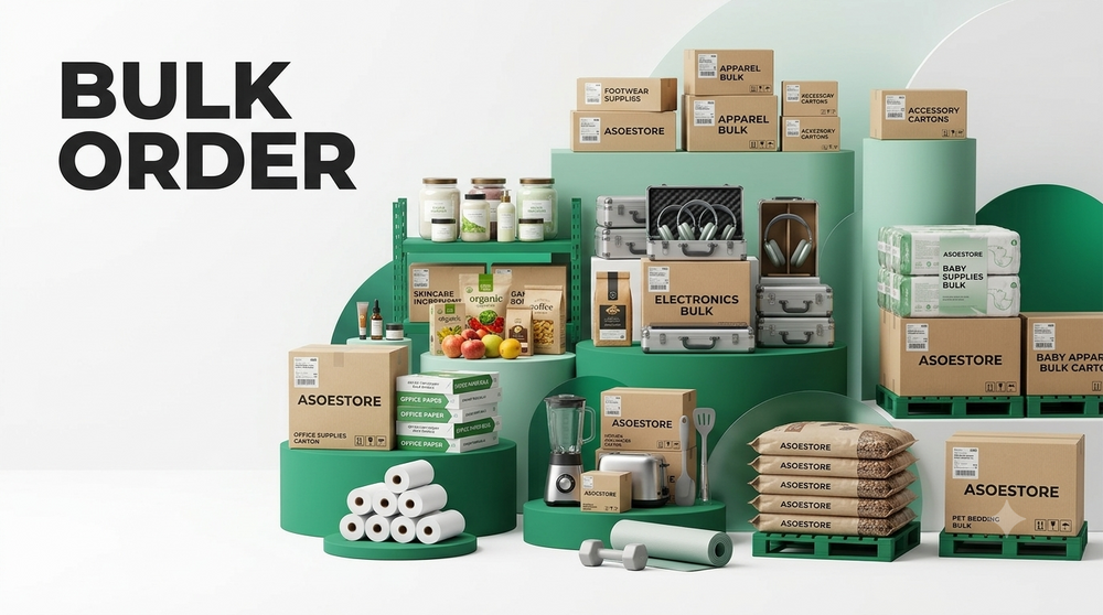 Bulk business supplies being prepared