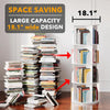 4-Tier Rotating Bookshelf Tower