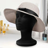 Black Velvet Mannequin Head