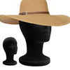 Black Velvet Mannequin Head