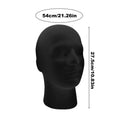NEW 1pcs Mannequin Head Foam Black Velvet Mannequin