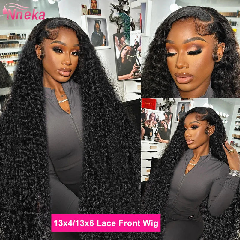 Curly Glueless Wigs Human Hair