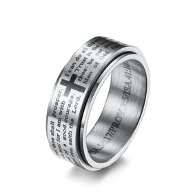 Stainless Steel Philippi Book Ring