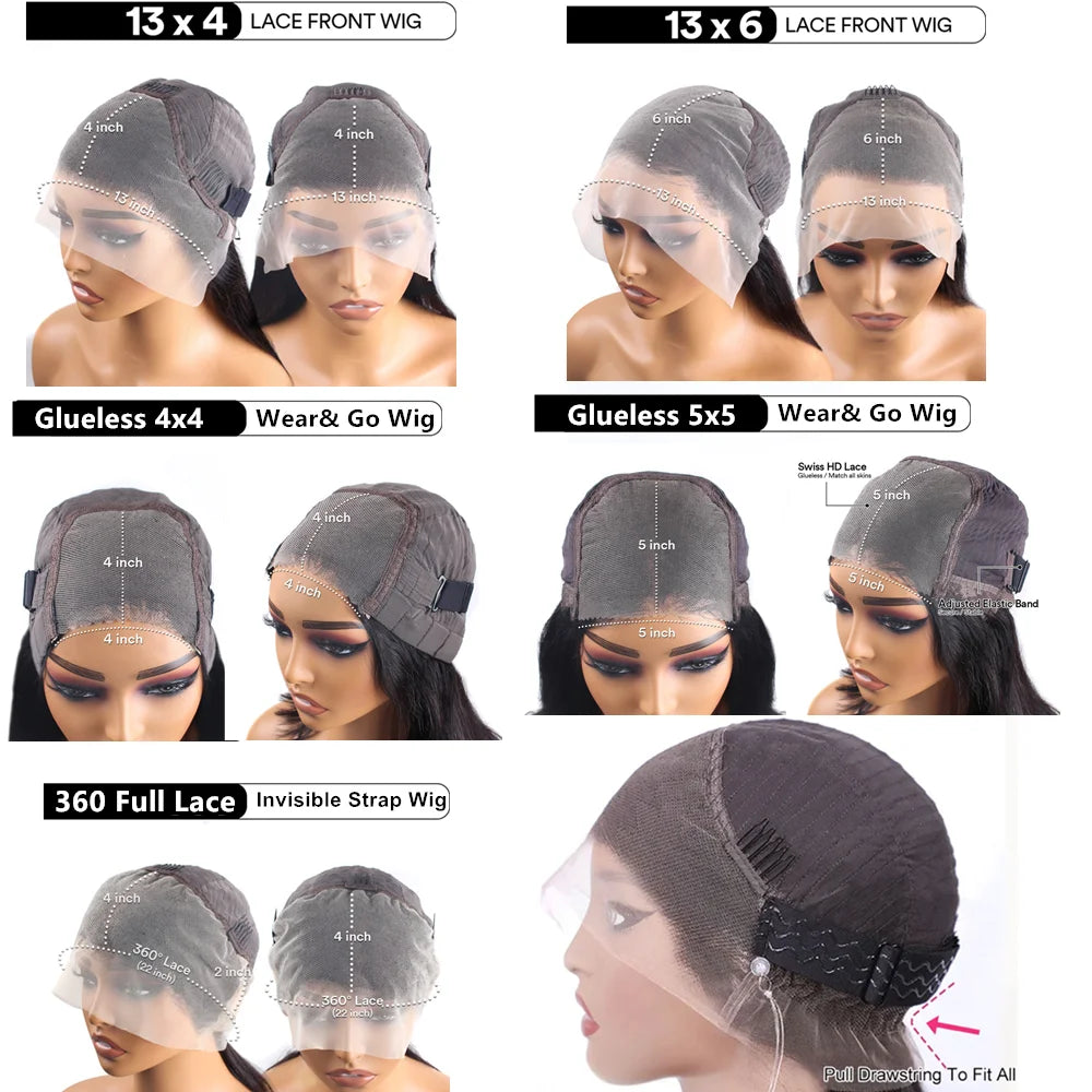 360 Invisible Strap Full Lace Curly Glueless Wigs Human Hair