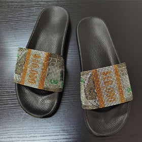 Fashionable Sandals with Diamond Detail