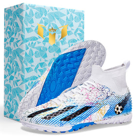 Messi High-Top Soccer Cleats for Kids and Adults