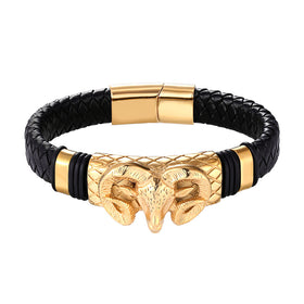Men's Stainless Steel Braided Bracelet