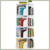 4-Tier Rotating Bookshelf Tower