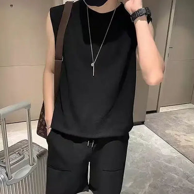Sleeveless Tank Top, Two Piece Outfit