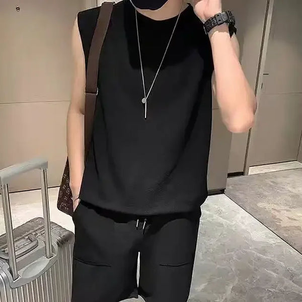 Sleeveless Tank Top, Two Piece Outfit