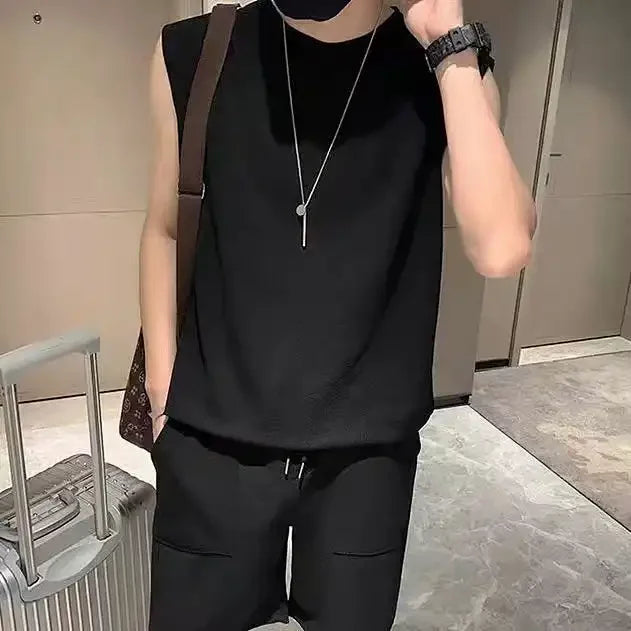 Sleeveless Tank Top, Two Piece Outfit