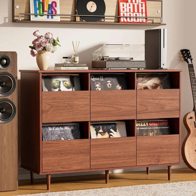 Record Player Stand, Storage Cabinet