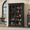 Tall Display Cabinet with Adjustable Shelves
