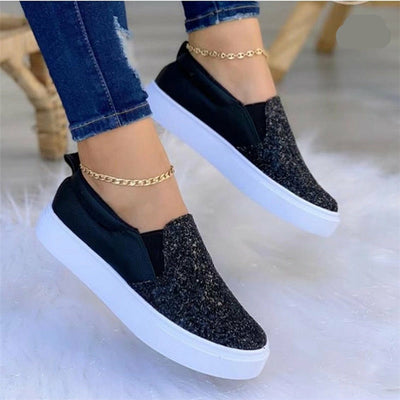 Moccasins Glitter Flat Loafers