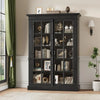 Tall Display Cabinet with Adjustable Shelves