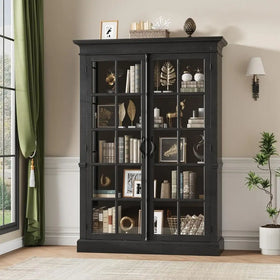Tall Display Cabinet with Adjustable Shelves