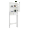 Double Door Fork Toilet Cabinet