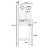 Double Door Fork Toilet Cabinet