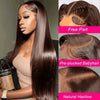 Chocolate Brown Straight Brazilian Wig