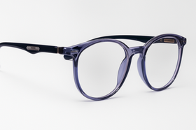 Elegant Transparent Round Glasses