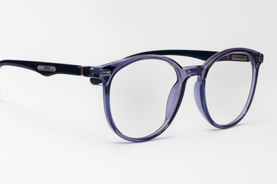 Elegant Transparent Round Glasses