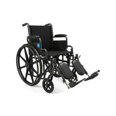 Propelling wheelchair with orthopedic footrest