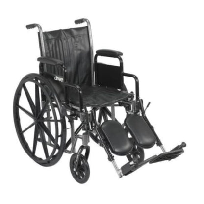 Propelling wheelchair with orthopedic footrest