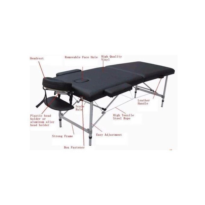 2 Fold Therapeutic & Adjustable Massage Bed