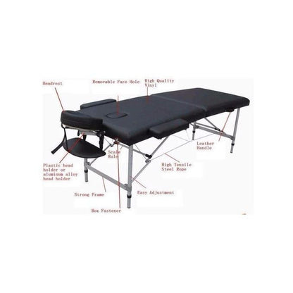 2 Fold Therapeutic & Adjustable Massage Bed